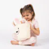 Rope Easter Basket in Cream Bunny from Emerson and Friends