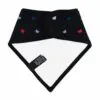 Bib in Midnight Rainbow Heart from Kyte BABY