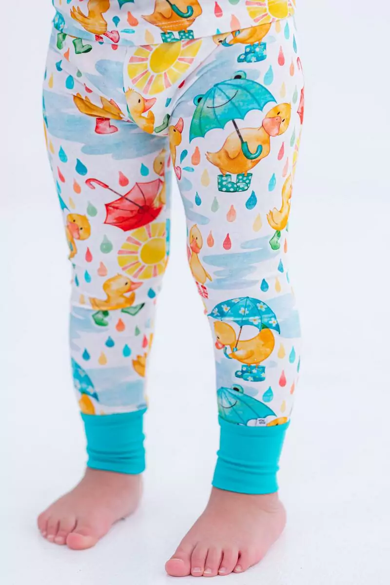 Puddles Bamboo Viscose 2-Piece Pajamas