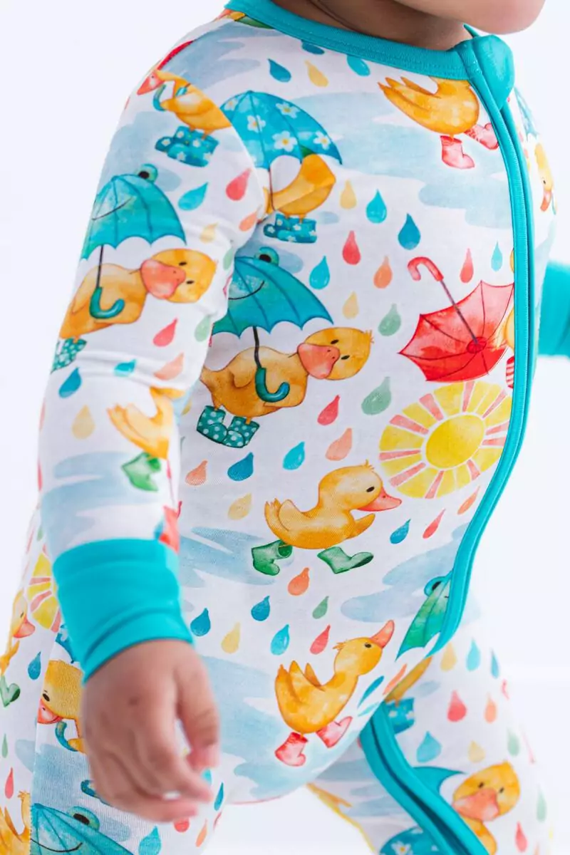 Puddles Bamboo Viscose Convertible Romper from Birdie Bean