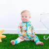 Birdie Bean Puddles Bamboo Viscose Convertible Romper
