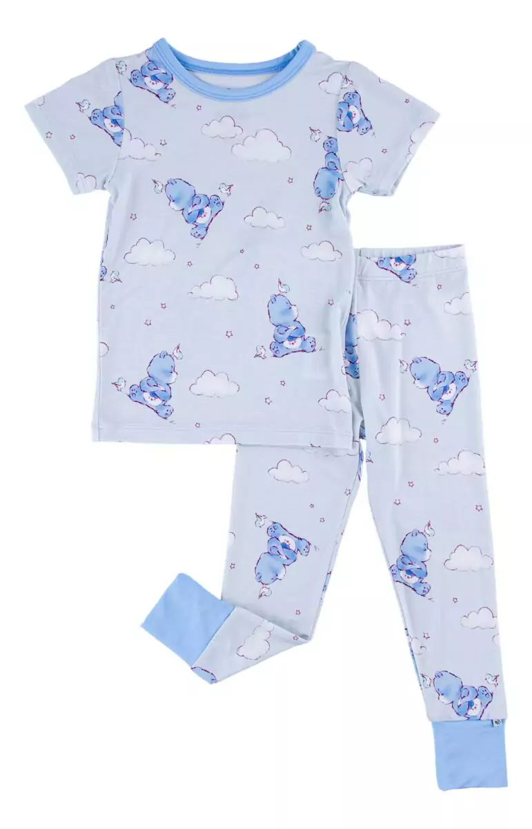 Care Bears Baby Grumpy Bear Bamboo Viscose 2-Piece Pajamas from Birdie Bean
