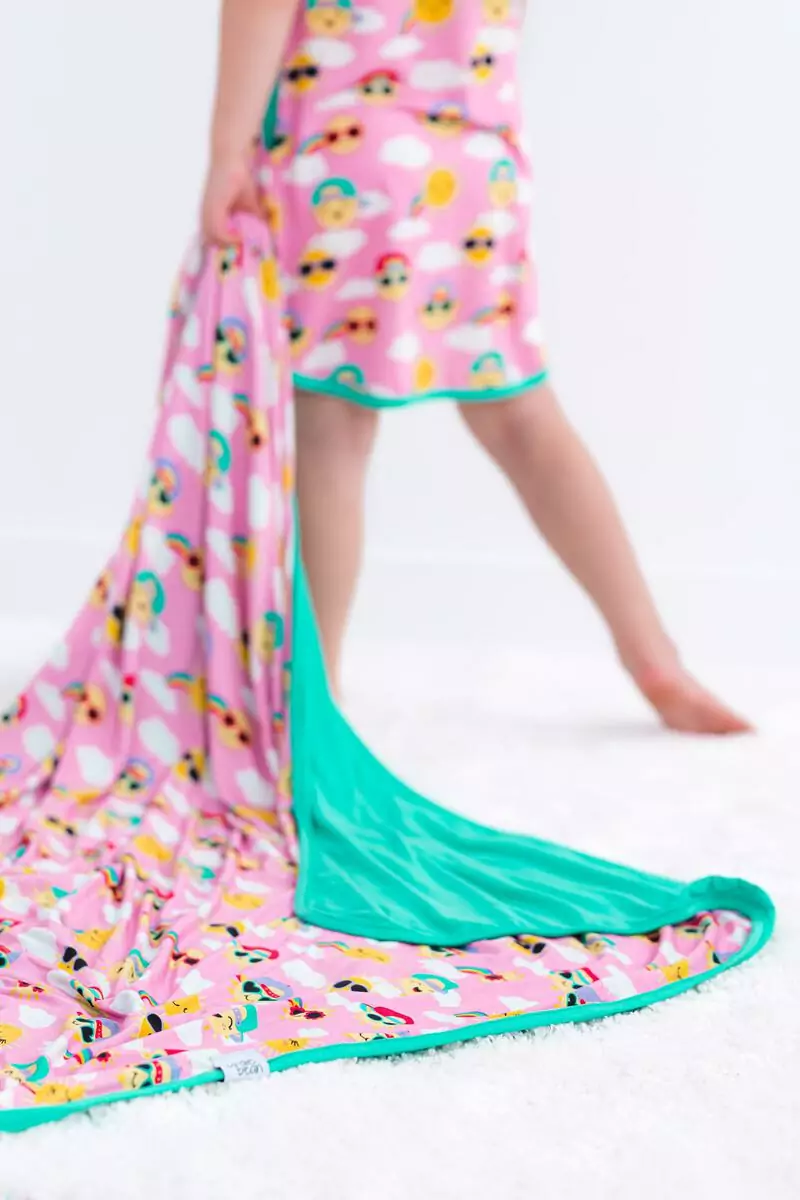 Aurora Bamboo Viscose Toddler Birdie Blanket from Birdie Bean