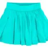 Birdie Bean Seafoam Bamboo Viscose Pleated Skort