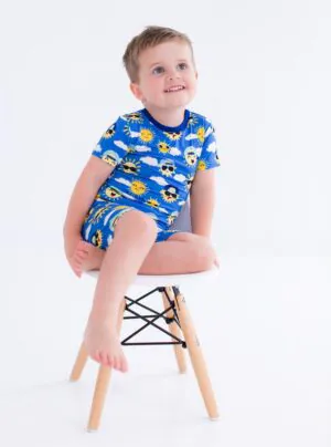 Birdie Bean Apollo Bamboo Viscose Two-Piece Short Sleeve Pajamas