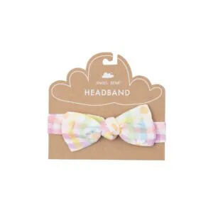 Angel Dear Gingham Daisy Headband