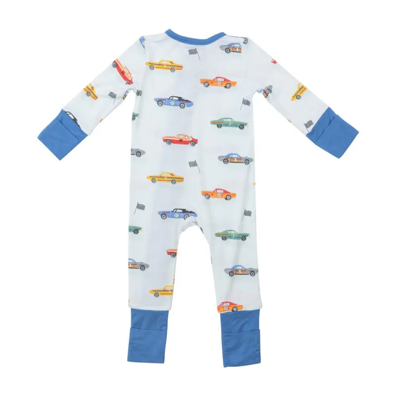 Muscle Cars Bamboo Viscose Romper from Angel Dear