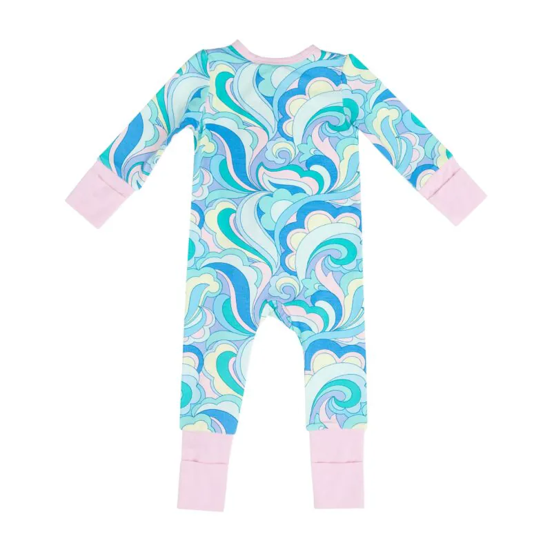Swirls Bamboo Viscose Romper from Angel Dear