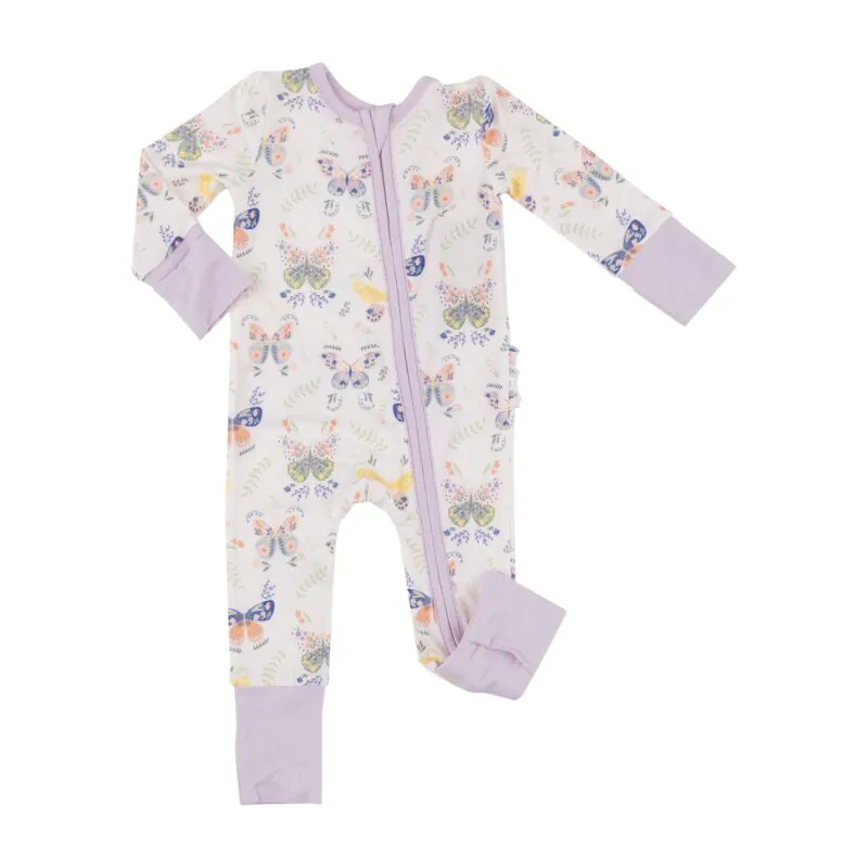 Angel Dear Botany Butterflies Bamboo Viscose Romper