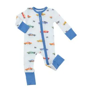 Angel Dear Muscle Cars Bamboo Viscose Romper