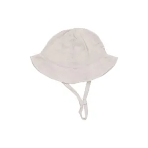 Angel Dear Oatmeal Solid Muslin Sunhat