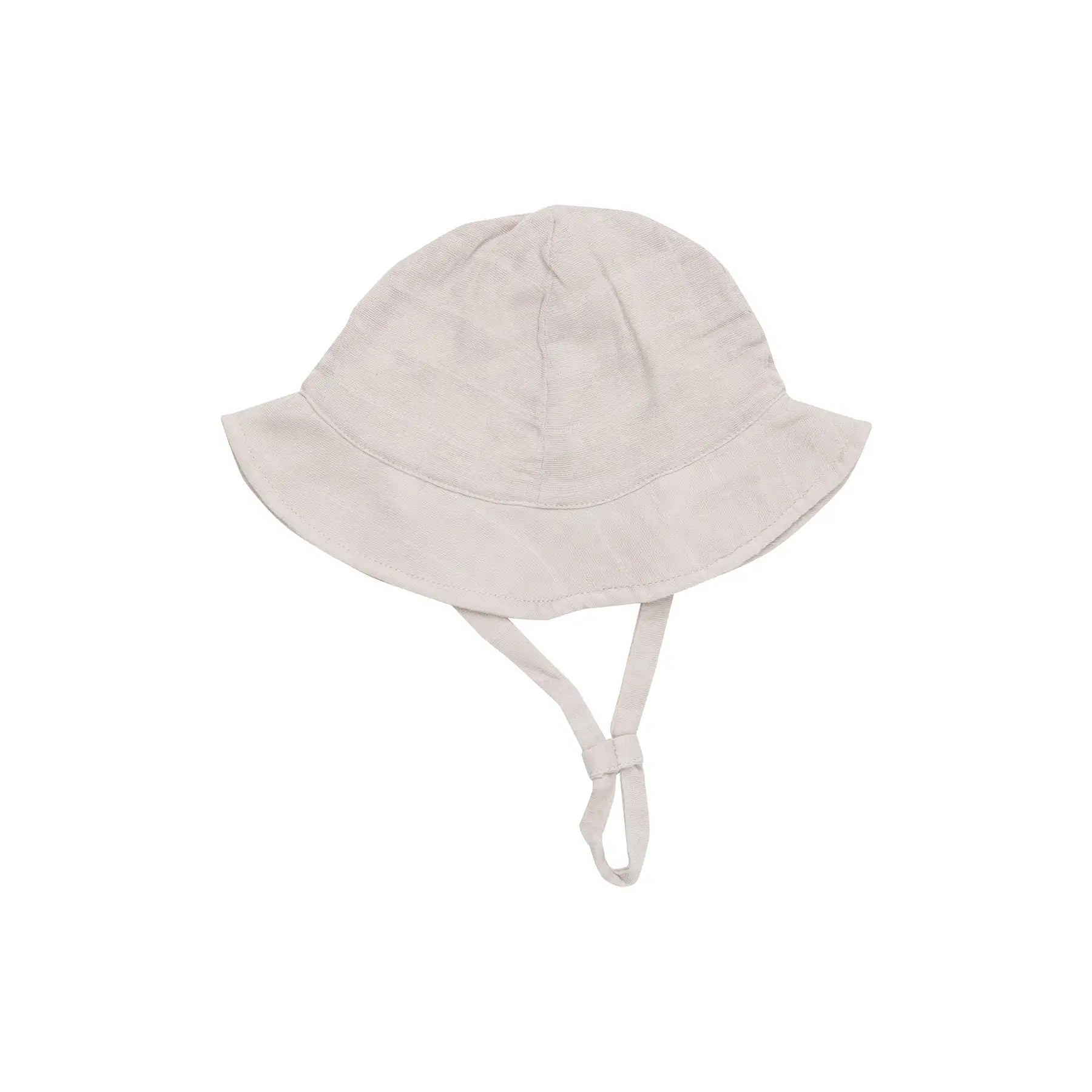 Angel Dear Oatmeal Solid Muslin Sunhat