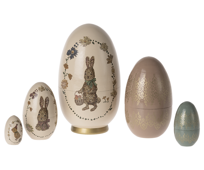 Maileg Easter Babushka Egg 5 piece set