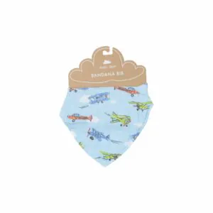 Angel Dear Vintage Planes Muslin Bandana Bib