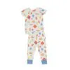 BBQ Buddies Bamboo Viscose Short Sleeve Lounge Wear Set