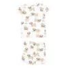 Pugs Short Bamboo Viscose Lounge Wear Set from Angel Dear