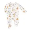 Angel Dear Painted Safari Animals Bamboo Viscose Footie