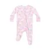 Angel Dear Bunny Meadow Bamboo Viscose Ruffle Back Footie