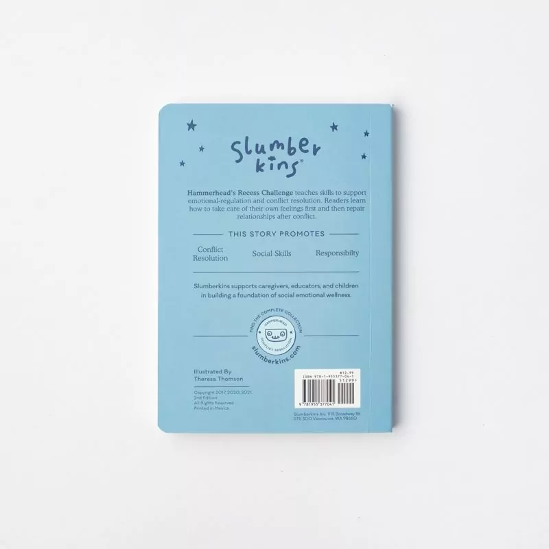 Hammerhead's Recess Challenge Board Book made by Slumberkins