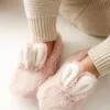 Jamie Kay Bunny Slipper in Rose 