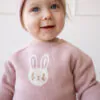 Ethan Jumper in Powder Pink  from Jamie Kay