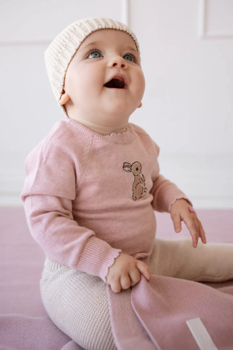 Mable Jumper in Ballet Slipper Marle  from Jamie Kay