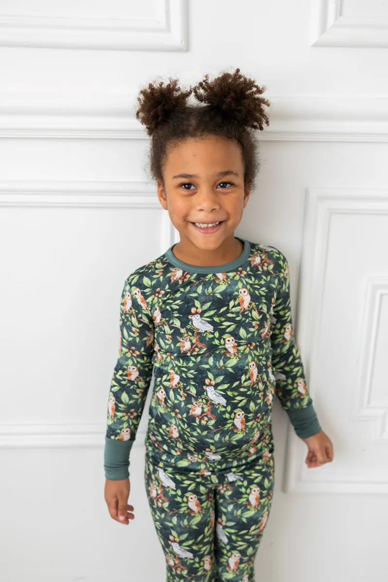 Night Owl Two-Piece Pajama Set from Kindthing