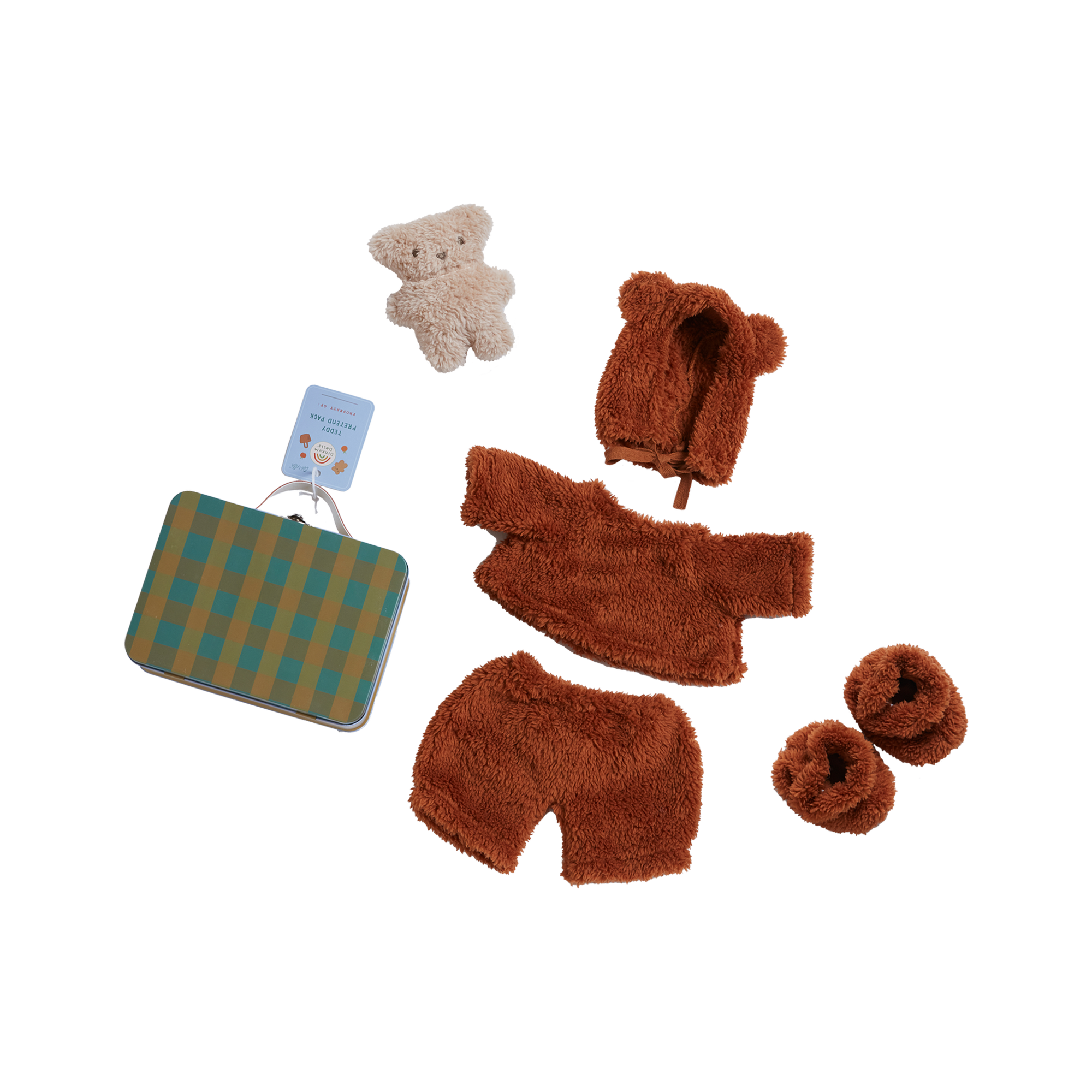 Olli Ella Dinkum Doll Pretend Pack Teddy