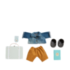 Olli Ella Dinkum Doll Travel Togs in Sage