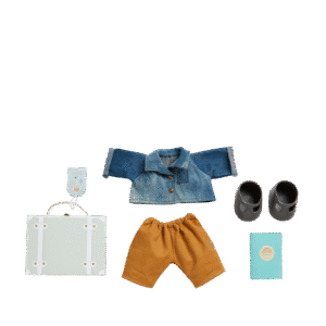 Olli Ella Dinkum Doll Travel Togs in Sage