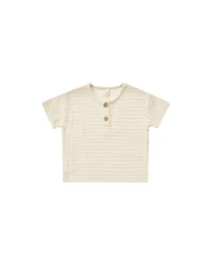 Quincy Mae Henry Top in Lemon Stripe