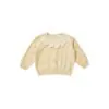 Quincy Mae Petal Knit Sweater in Lemon
