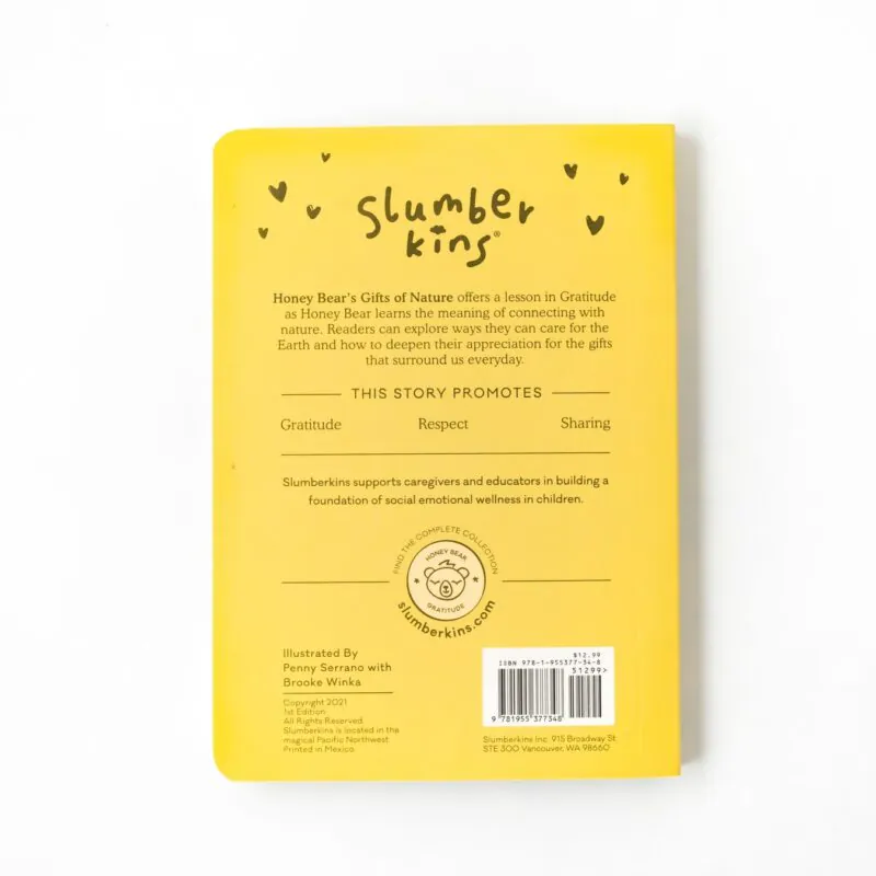 Honey Bear's Gifts of Nature Board Book from Slumberkins