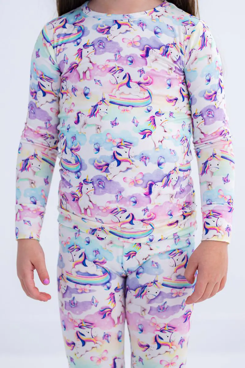 Renee Bamboo Viscose 2-Piece Pajamas from Birdie Bean