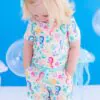 Birdie Bean Coral Bamboo Viscose 2-Piece Lounge Set