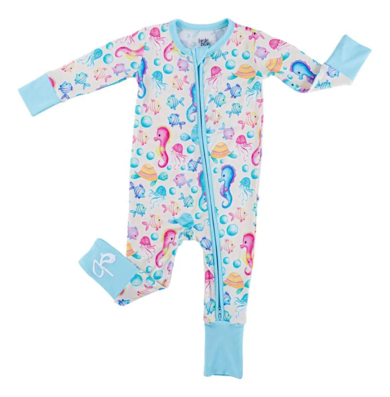 Birdie Bean Coral Bamboo Viscose Convertible Romper