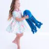 Birdie Bean Coral Bamboo Viscose Toddler Peplum Set