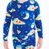 Birdie Bean Care Bears Bedtime Pizza Bamboo Viscose Long Sleeve 2-Piece Pajamas