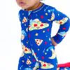 Birdie Bean Care Bears Bedtime Pizza Bamboo Viscose Convertible Romper