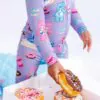Birdie Bean Care Bears Donuts And Coffee Bamboo Viscose Convertible Romper