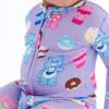 Birdie Bean Care Bears Donuts And Coffee Bamboo Viscose Convertible Romper