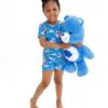 Birdie Bean Care Bears Grumpy Coffee Bamboo Viscose 2-Piece Short Sleeve Pajamas