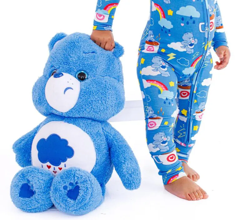 Birdie Bean Care Bears Grumpy Coffee Bamboo Viscose Convertible Romper