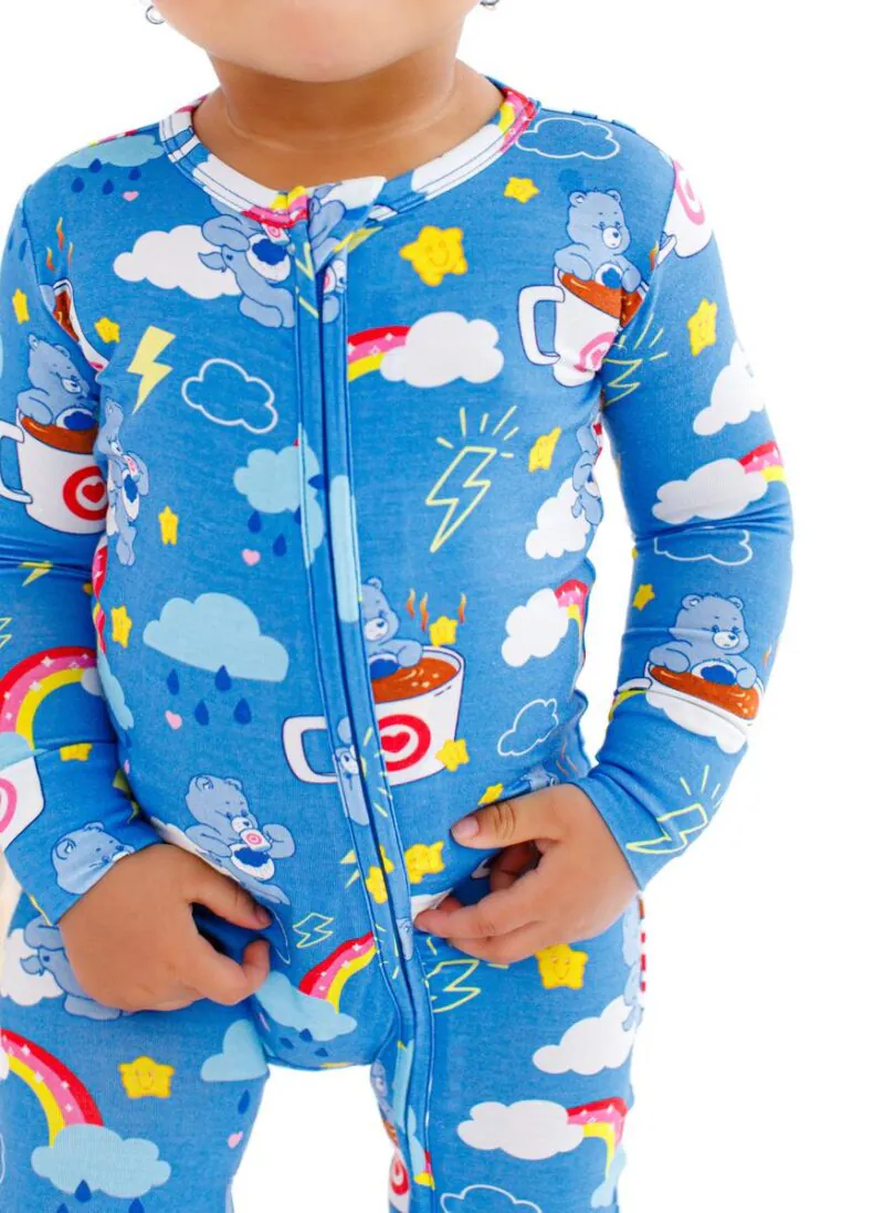 Birdie Bean Care Bears Grumpy Coffee Bamboo Viscose Convertible Romper