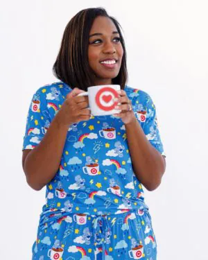 Birdie Bean Care Bears Grumpy Coffee Bamboo Viscose Women's Lounge Set