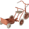 Tricycle Hanger for Mouse in Coral from Maileg