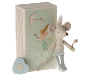 Maileg Tooth Fairy Mouse Little Brother in Matchbox