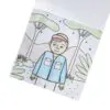 On Safari Carry Along Crayon & Coloring Book Kit made by OOLY