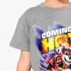 Paw Patrol Mighty Movie Marshall Stormy Grey Bamboo Kids T-Shirt from Bellabu Bear
