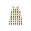 Crochet Tank Mini Dress In Strawberry